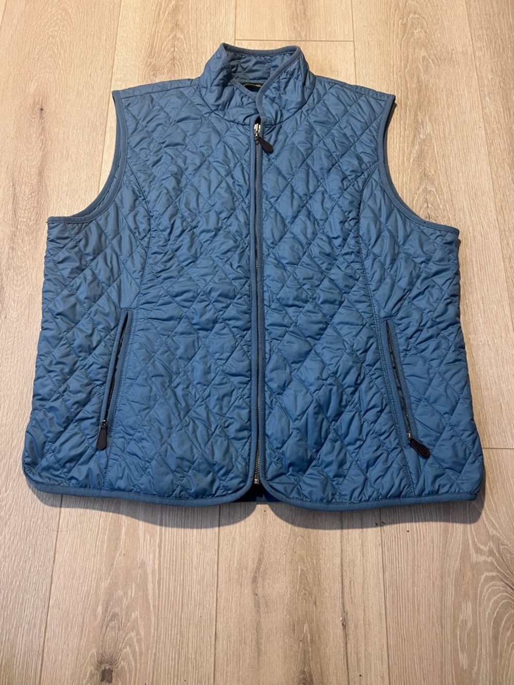 Eddie Bauer Dusty Blue Quilted Women's Vest